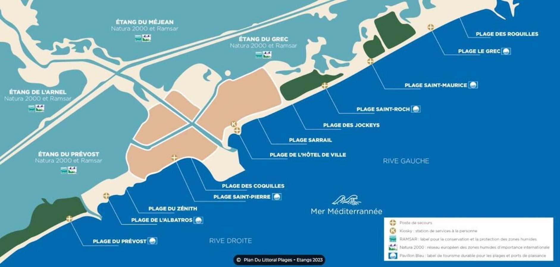 Les Sables De Palavas - T2 A 50M De La Plage - Clim, Wifi Екстер'єр фото
